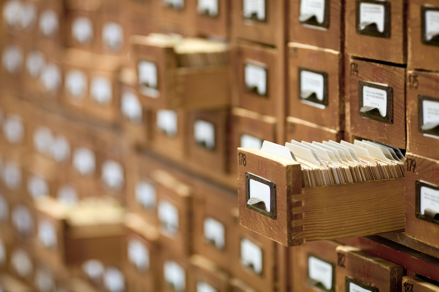 card catalog