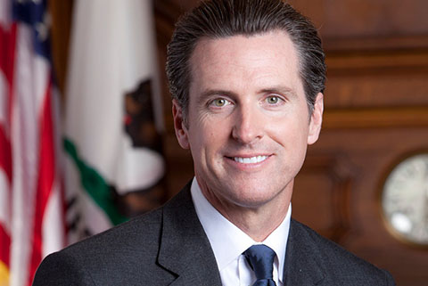 California Governor Gavin Newsom